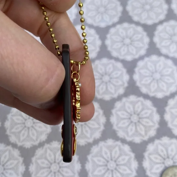 Coach Custom Hangtag Cat and Flowers - Picture 5 of 9